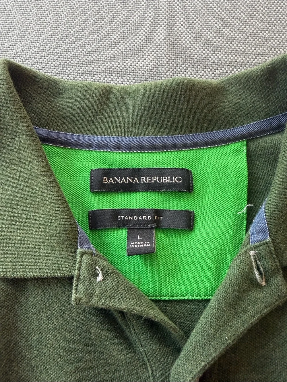 Banana Republic Dark Hunter Green Polo